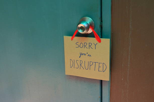 istock Sorry, you are disrupted 1205473229