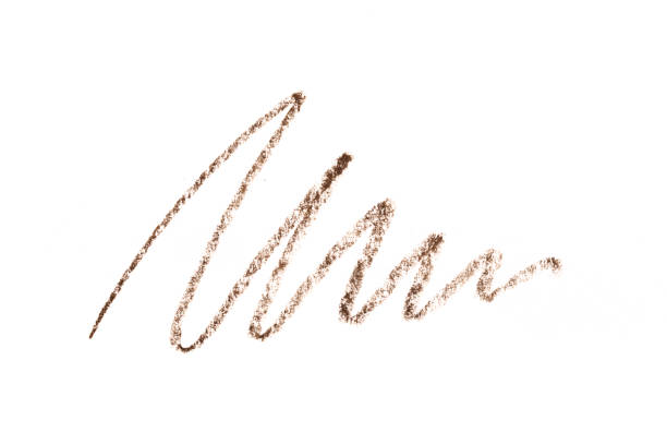 istock Lipstick Liner Pencil Squiggles isolated on white background 1205473450