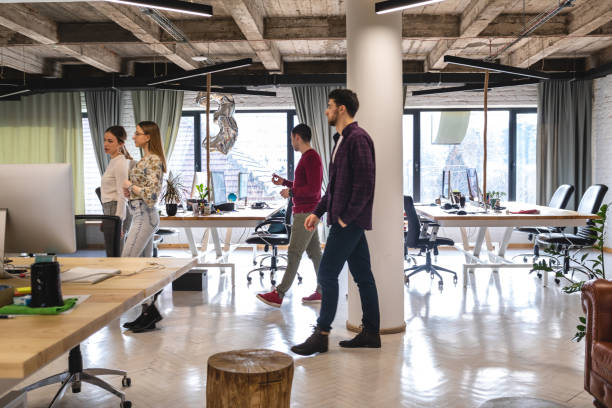istock Young colleagues working together creating new business 1205473658