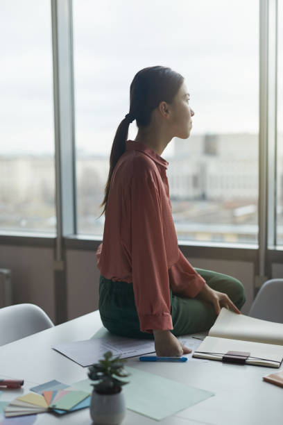 istock Businesswoman thinking over new ideas 1205474806