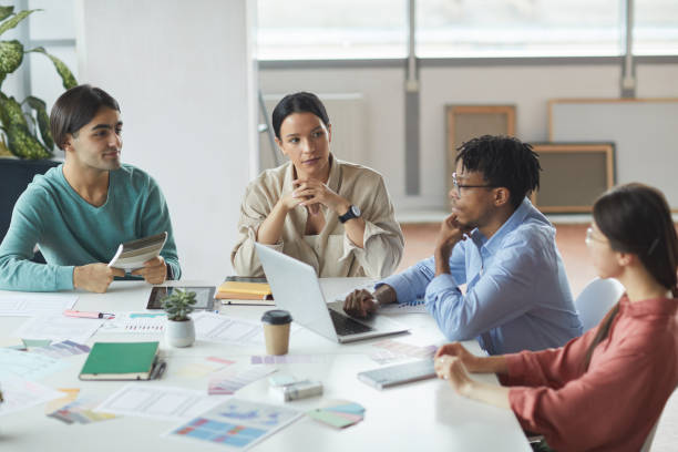 istock Business people working at meeting 1205474992