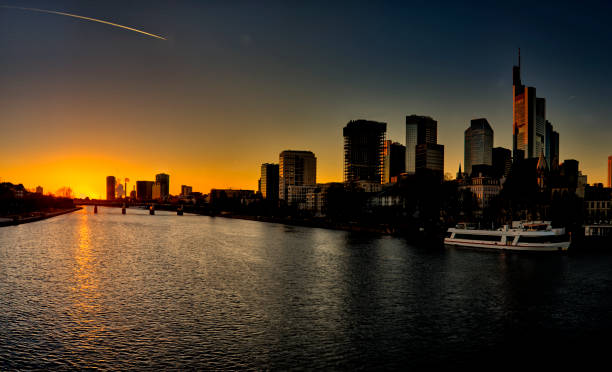 The skyline of Frankfurt