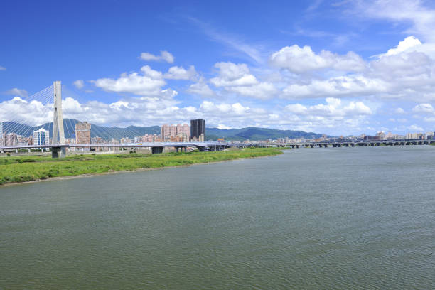 istock Scenic shot of Cable Stayed Bride City 1205480314