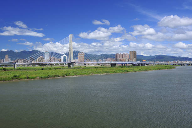 istock Scenic shot of Cable Stayed Bride City 1205480650