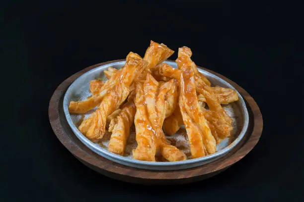 Photo of Twisted Khari an Indian snack with honey