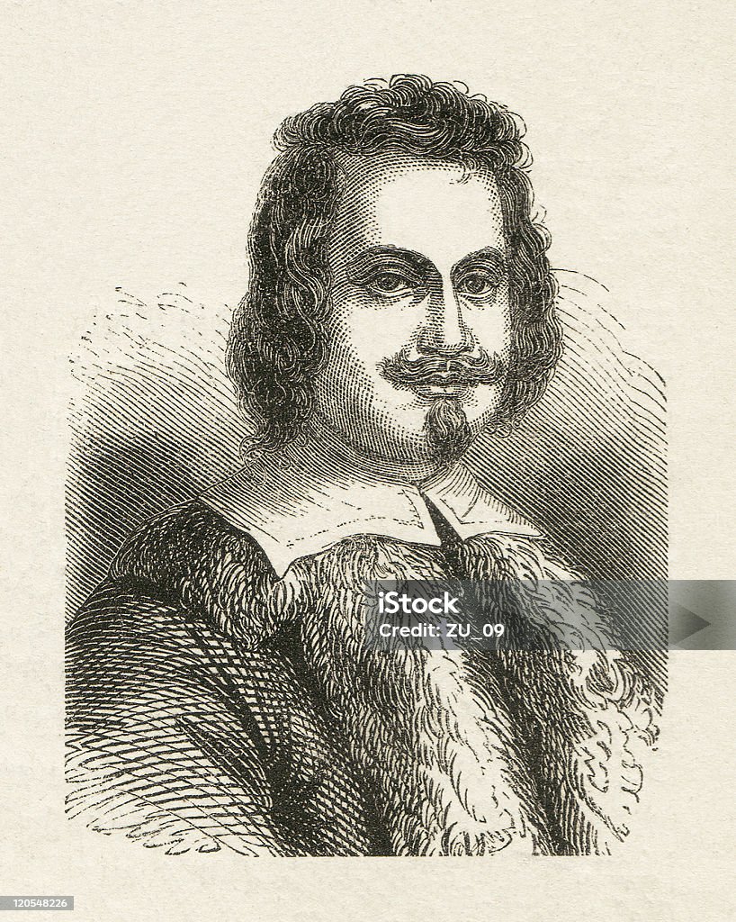 Evangelista Torricelli (1608-1647 - Lizenzfrei Erwachsene Person Stock-Illustration
