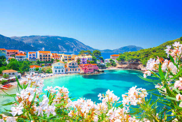 istock Assos village in Kefalonia, Greece 1205483933