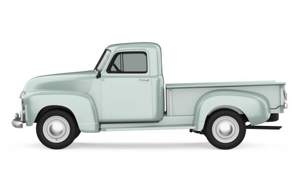istock Vintage Pickup Truck Isolated 1205484122