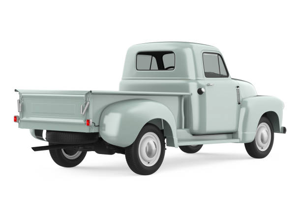 istock Vintage Pickup Truck Isolated 1205484197