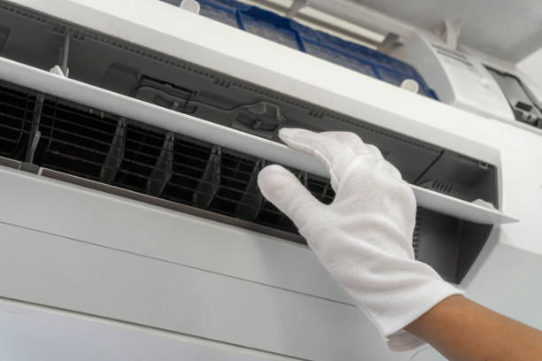 istock Cleaning air conditioners,Self-cleaning 1205491404