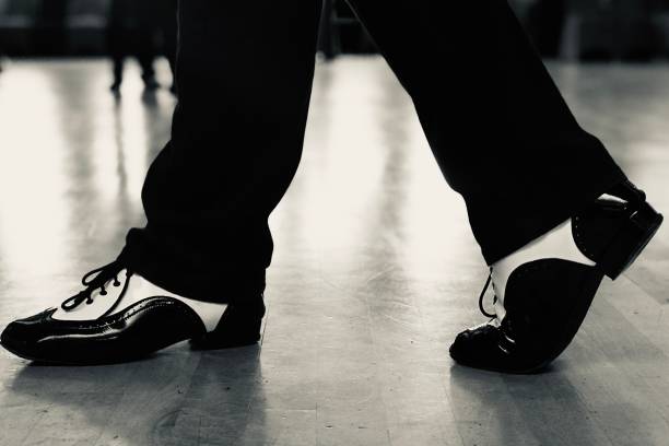 istock Ballroom and latin dancer 1205492171