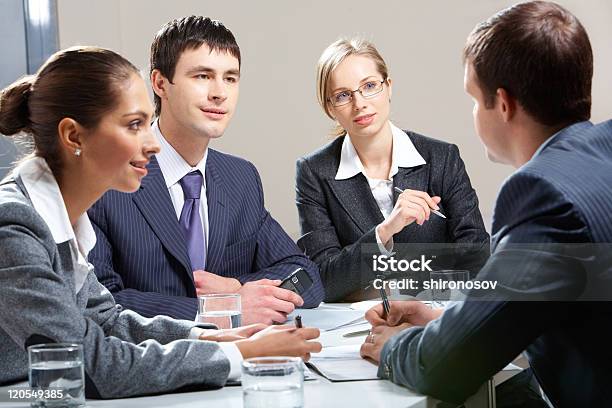 Interview Stock Photo - Download Image Now - Adult, Business, Business Meeting