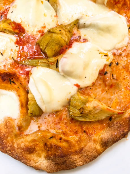 istock Pizza wiht Artichoke, Cheese, Italy, 1205496540