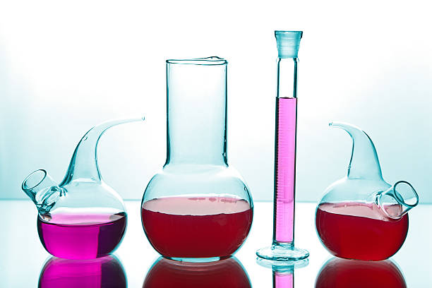 istock laboratory glassware with colorful chemicals 120550011