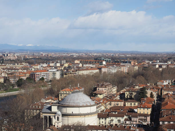 istock Aerial view of Turin 1205506032