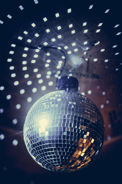 istock Shiny disco ball in a night club 1205510238