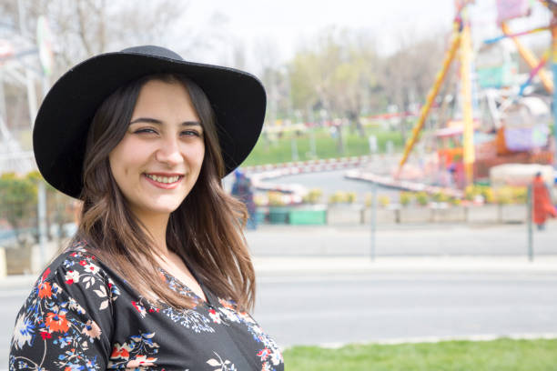 istock Beautiful woman spending time outdoor 1205511727