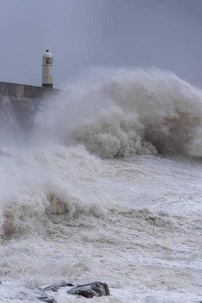 istock Storm Ciara in Porthcawl Wales 1205512319