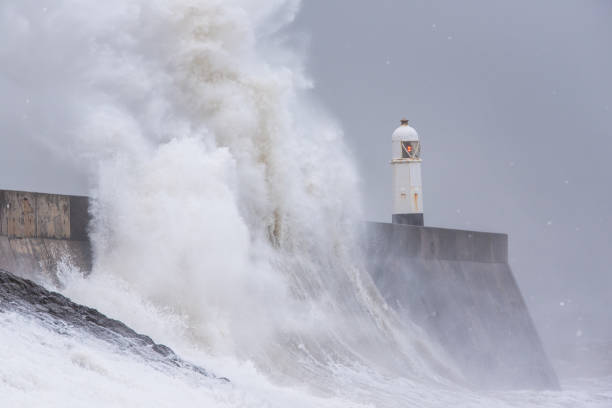 istock Storm Ciara in Porthcawl Wales 1205512341