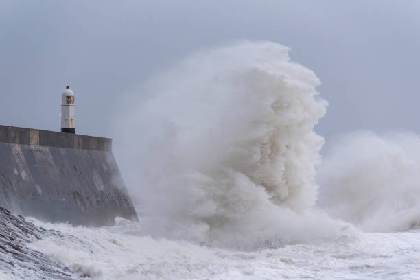 istock Storm Ciara in Porthcawl Wales 1205512587
