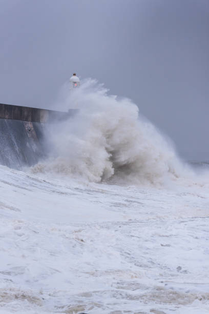 istock Storm Ciara in Porthcawl Wales 1205513277