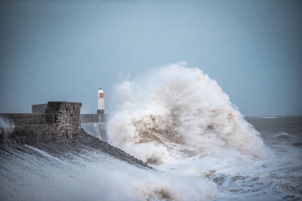 istock Storm Ciara in Porthcawl Wales 1205513331