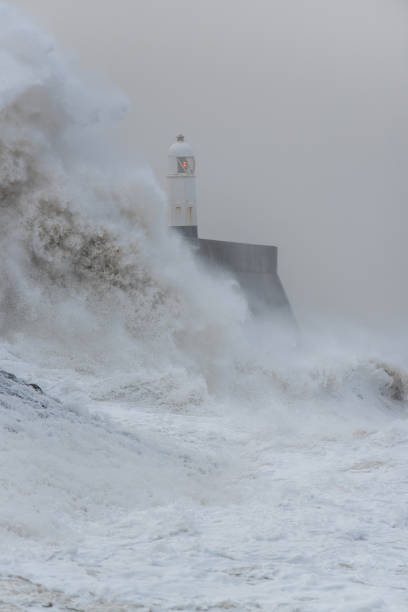 istock Storm Ciara in Porthcawl Wales 1205513405