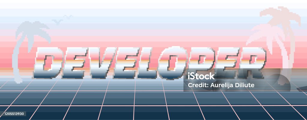 Developer Textart Developer Writing Stock Illustration - Download Image Now - Arcade, Art ...
