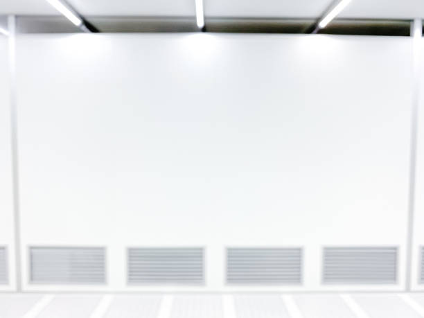 istock blurred of Inside Clean room class 1000 at factory,empty room 1205537230