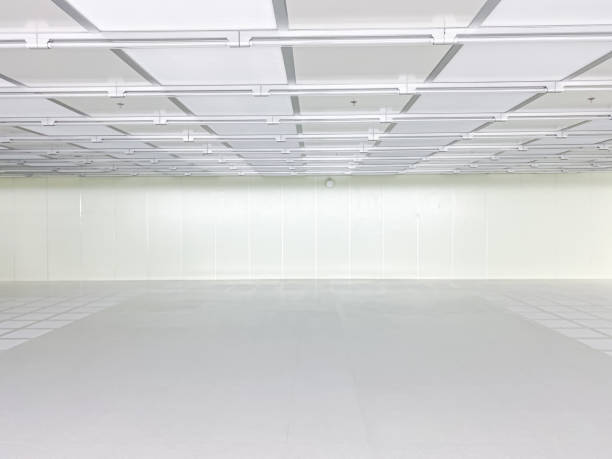 istock Inside Clean room class 1000 at factory,empty room 1205537301