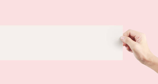 istock Hand holding virtual  paper with your 1205538694