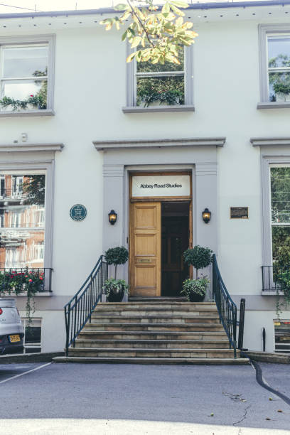 London/UK-30/7/18: entrance to the Abbey Road Studios, a recording studio at 3 Abbey Road, City of Westminster. In 1970, the studio was renamed from EMI in honour of the Beatles album Abbey Road