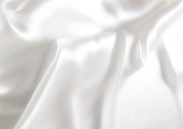 istock Elegant satin silk background, close-up 1205546289