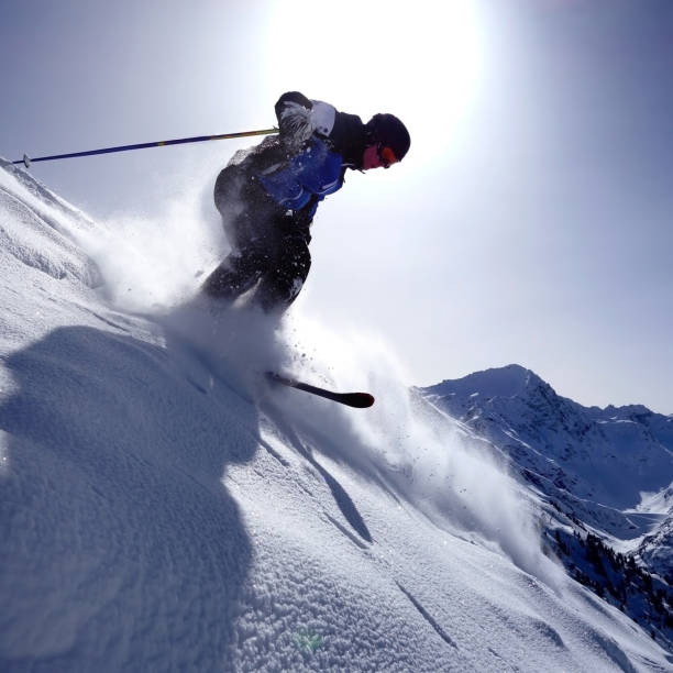 istock Extreme skiing in St. Anton, Austria 1205549258