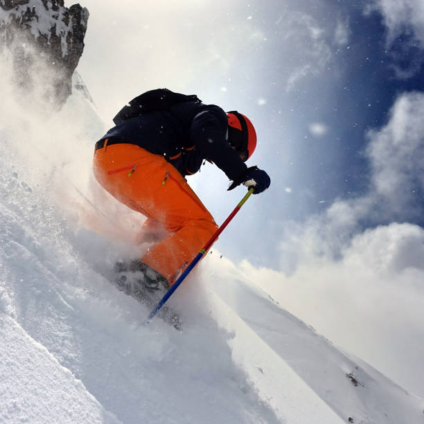 istock Extreme skiing in St. Anton, Austria 1205549274