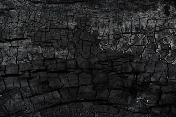 Photo of Surface of charcoal background