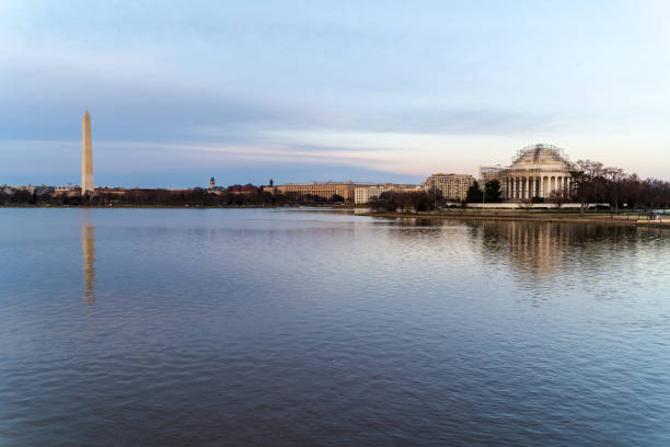 istock Washington Monument and Jefferson Memorial 1205555541