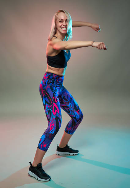 istock Fitness girl doing aerobic workout 1205555872