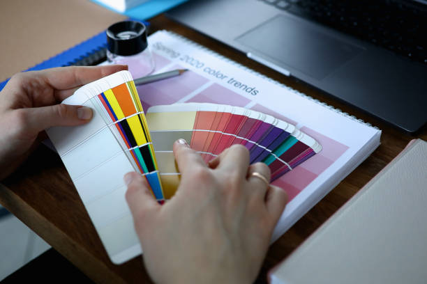 istock Calendar month selection trend colour advertising creative concept 1205556424