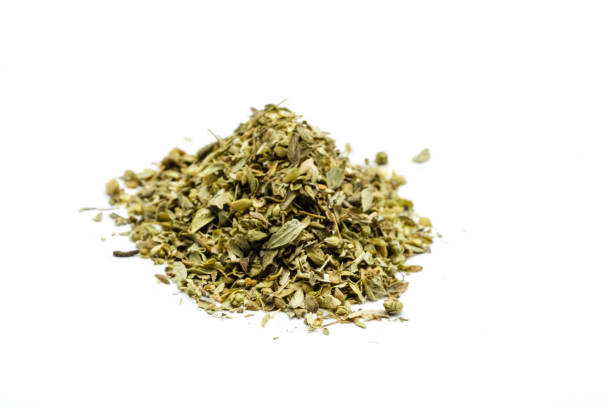 istock dried oregano isolated on white background 1205563977