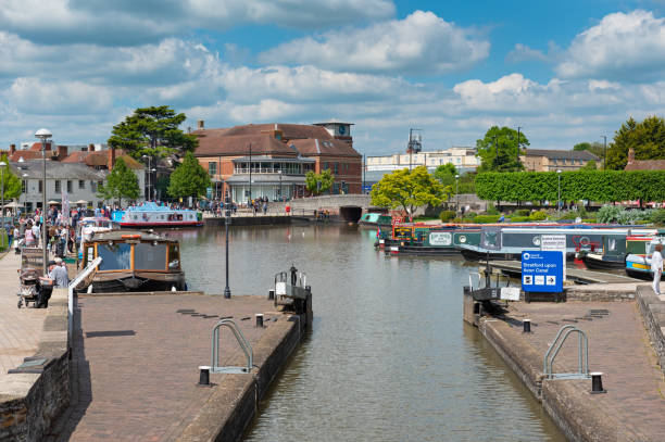 istock Stratford Upon Avon Canal, Warwickshire, England, UK 1205584563