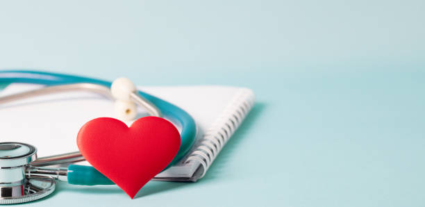 istock Healthcare concept - Stethoscope and a heart 1205584925