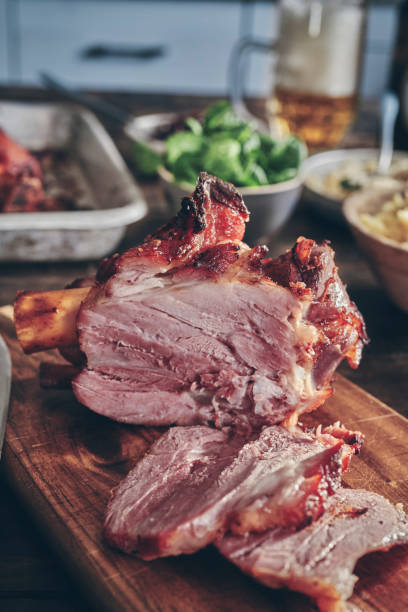 istock Pork Knuckle with Sauerkraut 1205585002