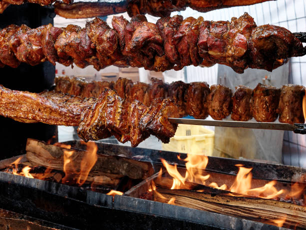 istock meat on the grill big barbecue 1205598943
