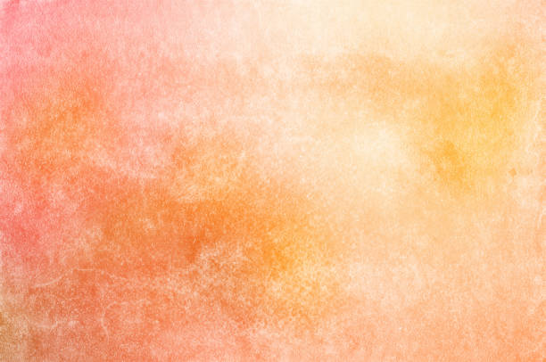 hell lackierte oberfläche in rot-, gelb- und orangetönen. chaotische flecken der farbe an der wand. kreative textur - watercolor paper audio stock-fotos und bilder