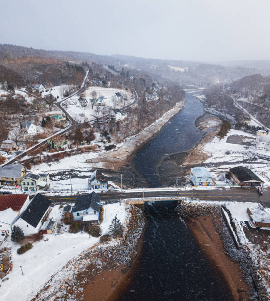istock Aerial View of Bear River 1205607162