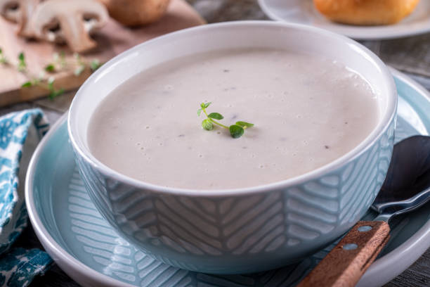 istock Cream of Mushroom Soup 1205611306