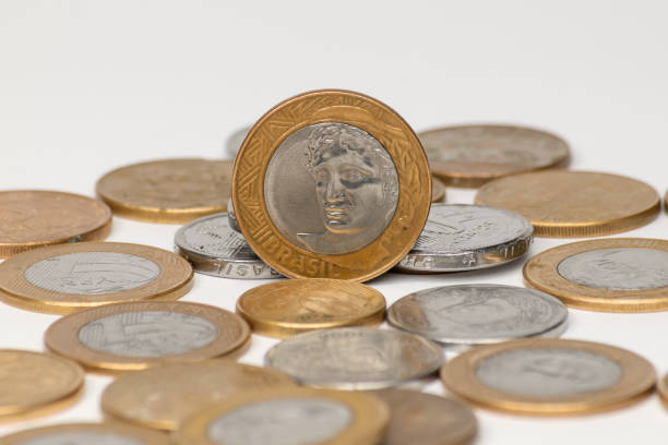 istock Brazilian money coins 1205611711