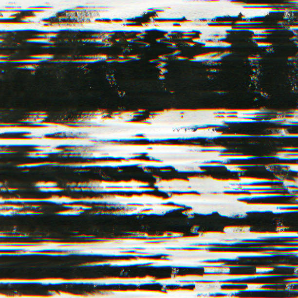 istock Abstract scanned digital pixel noise glitch background 1205611831