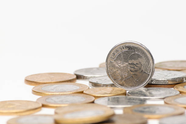 istock Brazilian money coins 1205611903